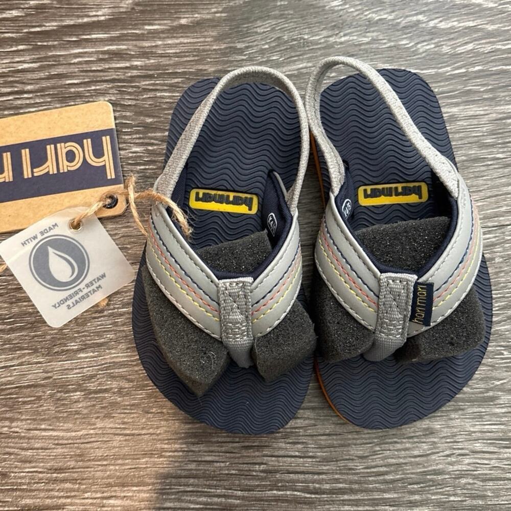 NEW Hari Mari Brazos II In Gray/Navy Size 4/5 Toddler - Picture 2 of 4